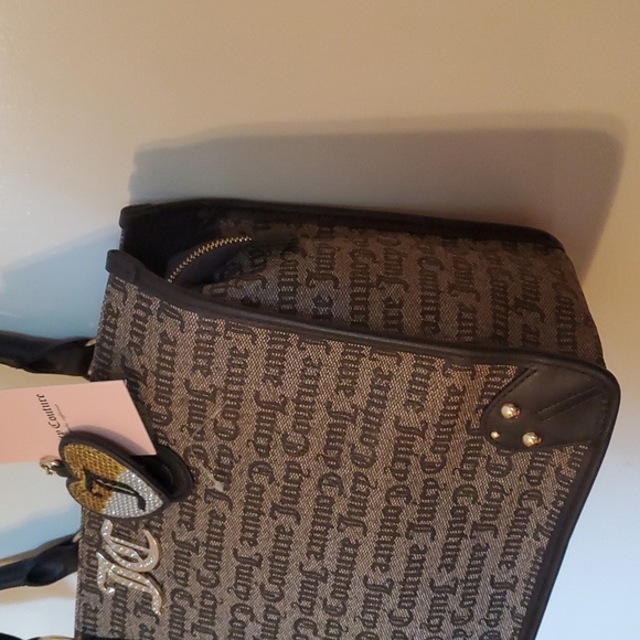Juicy couture large brown handbag.14inw 10inh. - Picture 3 of 8
